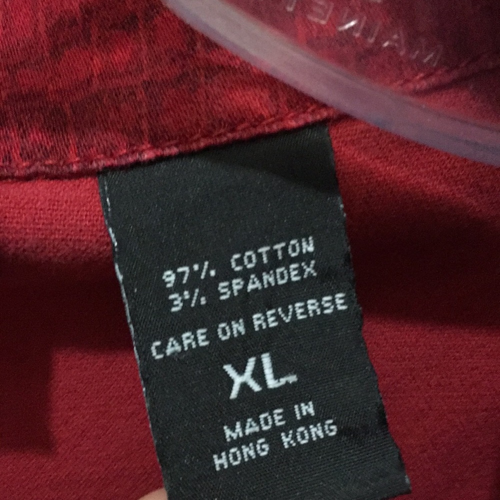 Red  jacket button up jacket - Picture 6 of 8